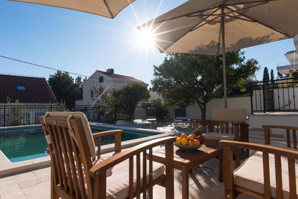 Vlatino Villa Seget Vranjica Bagian luar foto